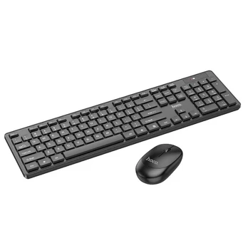 Hoco - Wireless Keyboard and Mouse Set (GM17) - English Version, 800/1200/1600 DPI - Black