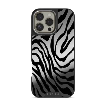 Imperial - iPhone 16 Pro Case, Elite Mirror Dark (MagSafe) / Silver
