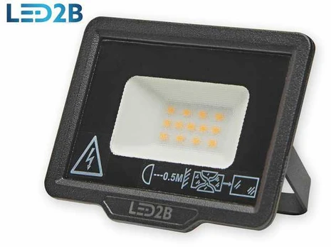 10W LED prožektorius MH, juodas, 4000K