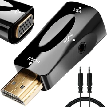 Keitiklis adapteris HDMI į VGA 1080P (nukainota)