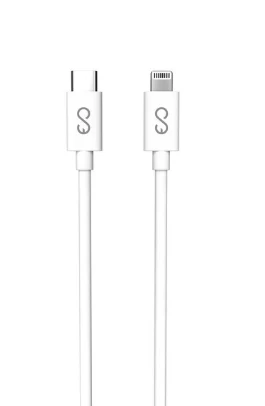 Kabelis Epico PD USB-C - Lightning 1m, balta