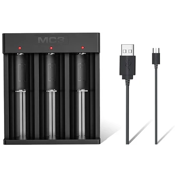 XTAR MC3 ličio baterijų pakrovėjas