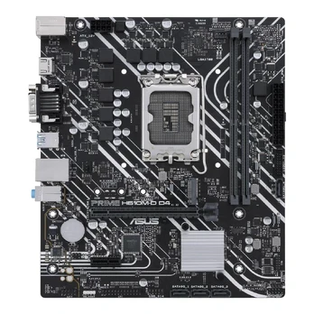Asus | PRIME H610M-D D4 | Processor family Intel | Processor socket LGA1700 | DDR4 DIMM | Memory slots 2 | Supported hard disk drive interfaces SATA