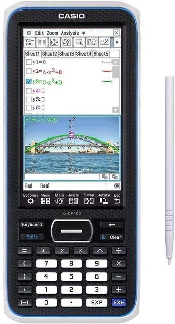 Casio ClassPad fx-CP400 skaičiuotuvas Pocket Graphing Juodas