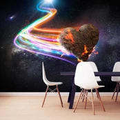 Artgeist Fototapetas - Love Meteorite (Colourful) kaina