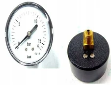 Manometras 16bar 63mm 1/4" galinis ašinis 1,6mpa m015