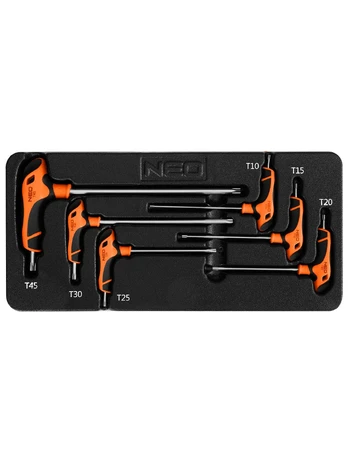 Neo Torx raktai 6 vnt.įdėklas