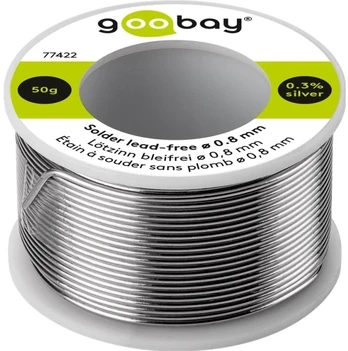 Goobay Litavimo lydmetalis, ø 0,8 mm, 50 g