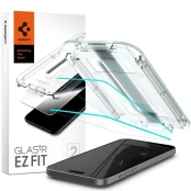 Apsauginis stiklas Spigen GLAS.TR EZ FIT 2-PACK IPHONE 15 PLUS CLEAR kaina