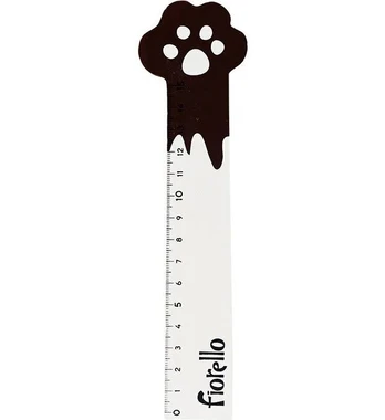 Medinė liniuotė 15 cm Letenėlė