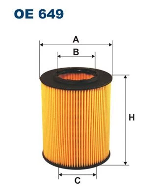 Alyvos filtras FILTRON OE 649