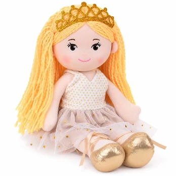 LILA 40 cm audinio lėlė – balerina, audinio lėlė ZA6280