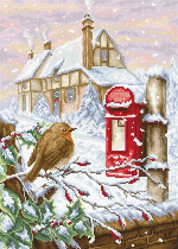 Red Mail Box SBU4014 - siuvinėjimo kryželiu rinkinys