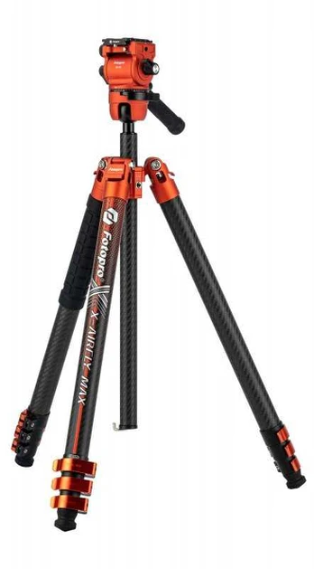 Fotopro X-Airfly Max Video tripod - oranžinis
