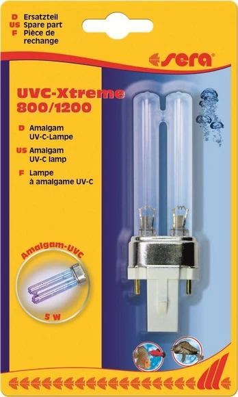 Sera UV-C amalgamo lemputė 5 W UVC-Xtreme