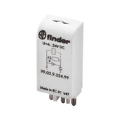 Indikacinis modulis 6...24V DC, LED žalias + diodas, Finder kaina