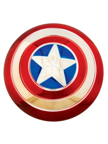 Rubies - Captain America Electroplated Metallic 12 Shield (34947)
