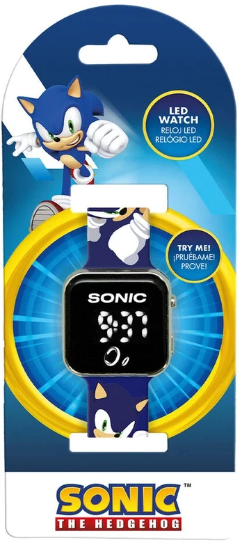 Kids Licensing Sonic the Hedgehog led watch