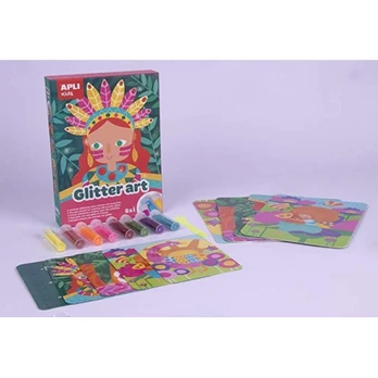 Apli Kids kūrybinis rinkinys „Glitter art”