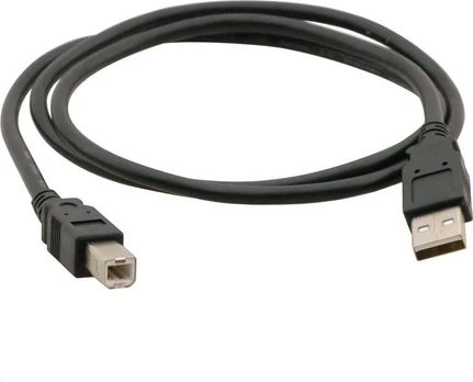 USB kabelis C-Tech USB-A - USB-B 3 m Juodas (BC- USB2AB- 3-B)