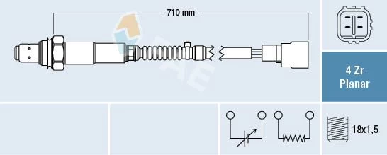 Lambda jutiklis FAE 77311