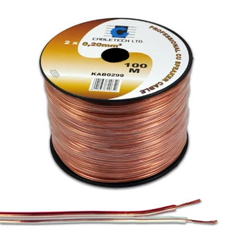 Cabletech Garsiakalbio kabelis 1.0 mm