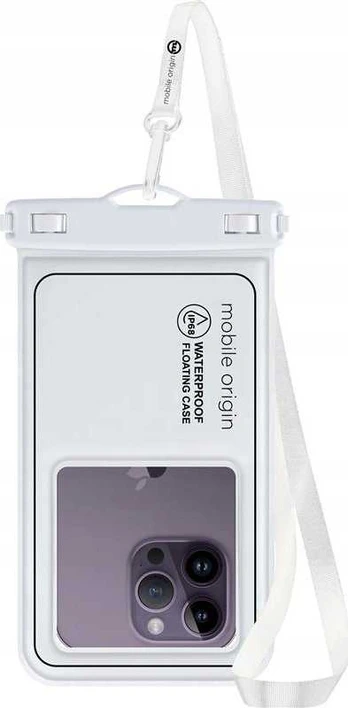 MOBILE ORIGIN Mobile Origin Atsparus vandeniui floating case 6,8", baltas/juodas