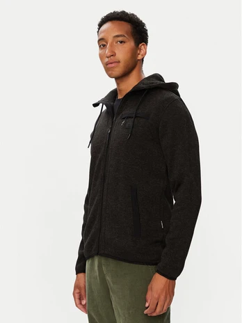 Quiksilver Džemperis EQYPF03081 Juoda Regular Fit