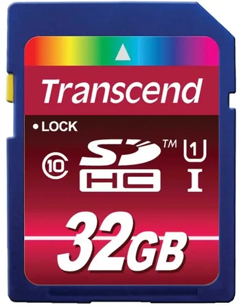 "CARD 32GB TRANSCEND SDHC"