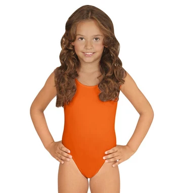ORANGE SLEEVELESS BODY