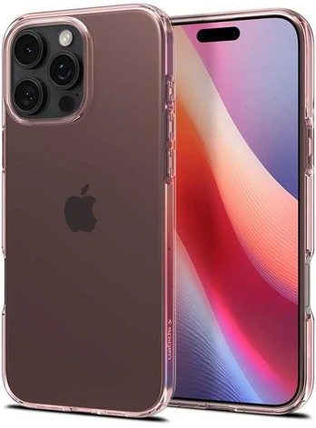 Dėklas Spigen Crystal Flex, rožinis krištolas – iPhone 6.9" 2024