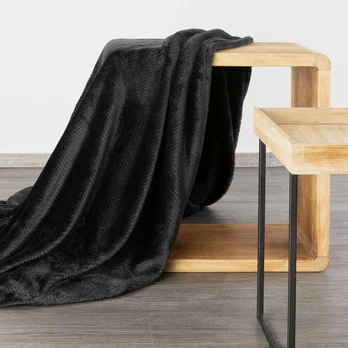 Pledas Cindy K128-B, juoda, 150 cm x 200 cm