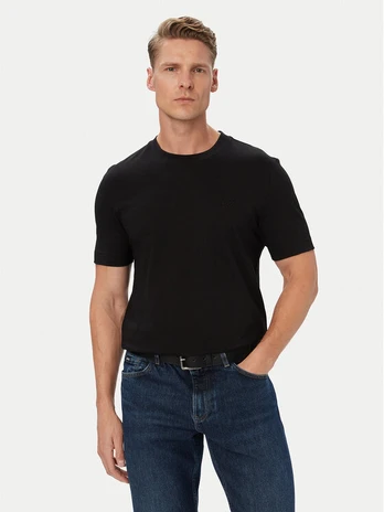 BOSS Marškinėliai Thompson 01 50565995 Juoda Regular Fit