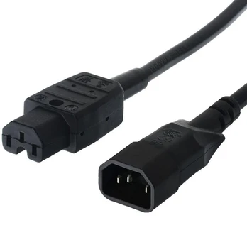 Verschiedene Bachmann Warmgerätekabel C14 C15 3m - Current/Power Supply - 3 m