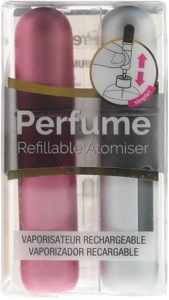 Travalo Set Duo, Pressit, Rožinė & Sidabrinis, Papildomas Atomizer Case, 2 pcs Unisex