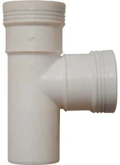 Csdk Sl HTP grenrør 88 grader 32-32 mm med 2 muffer hvid