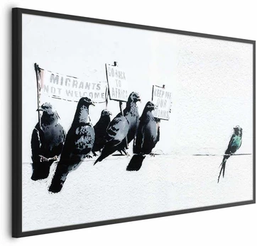 Artgeist Plakatas - Xenophobic Pigeons