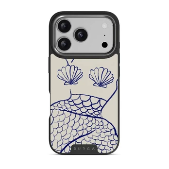 Marine Muse - iPhone 17 Pro Case, Elite Dark (MagSafe) / Gunmetal