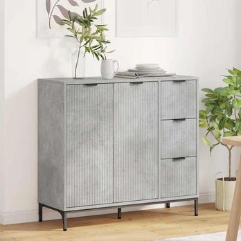 Kabalas Betono pilka 89,5 x 33 x 82 cm Apdirbta mediena