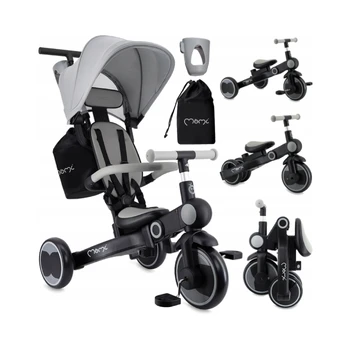 Triratukas Momi Solivia 4in1, pilkas
