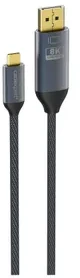 Gembird CCP-CMDP-2D-2M Premium 8K bi-directional USB-C® to DisplayPort cable, 60Hz, 2 m, juodas