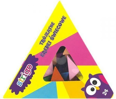 „Strigo“ kreidelės, trikampės, 24 dalys (278593)