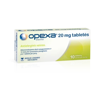 OPEXA 20 mg tabletės N10