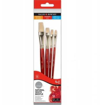 Daler Rowney 4 vnt. šepetėlių rinkinys