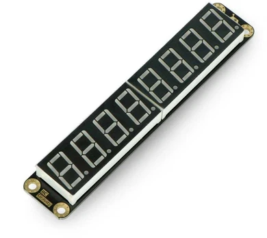 DFRobot DFR0645-G Gravity 8 segmentų, 8 skaitmenų LED ekranas, I2C, žalias