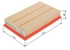 Oro filtras BOSCH F026400624 kaina