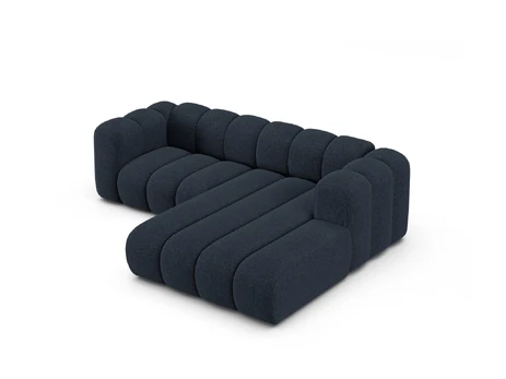 Modular Right Corner Sofa, "Lupine", 3 Seats, 230x177x70, Navy Blue