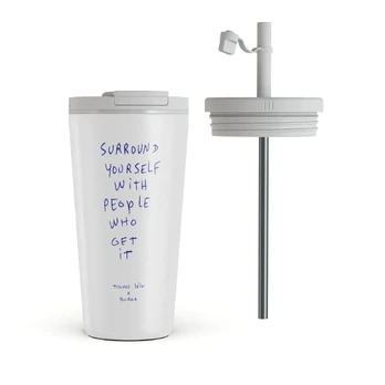Get It - Travel Mug, 500 ml / Flap & Straw Set