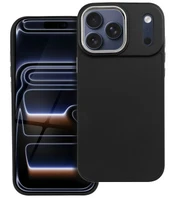 Juodas dėklas Apple iPhone 17 Pro Max telefonui "Frame Case"