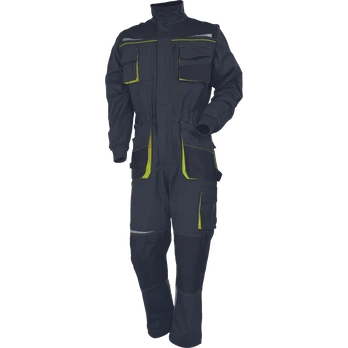 Darbinis kombinezonas vyrams Cerva Emerton Stretch, juoda/geltona, 44 dydis